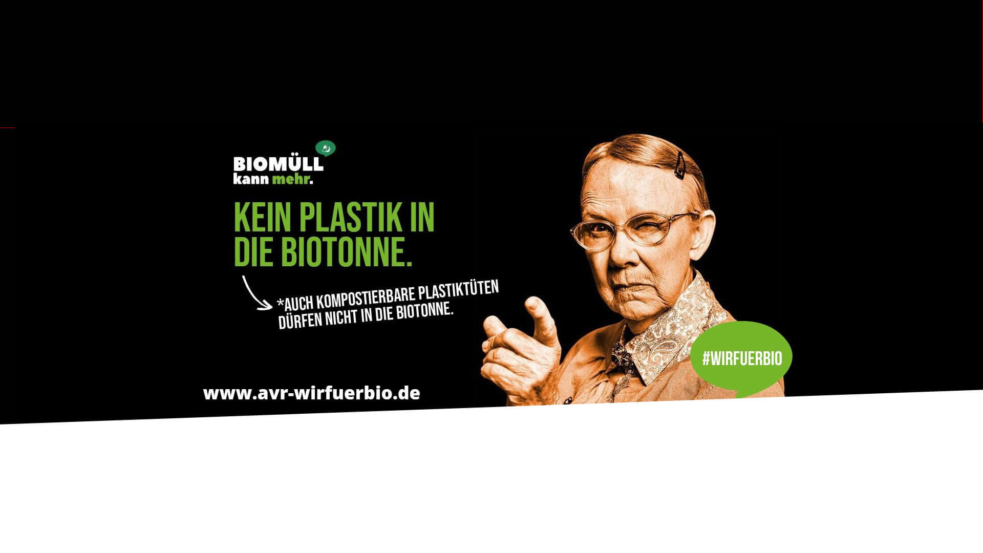 #wirfuerbio - Kein Plastik in die Biotonne #wirfuerbio - Kein Plastik in die Biotonne
